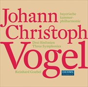 Vogel, J.c. : 3 Symphonies cover image