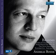 Brahms : The Complete Works For Solo Piano, Vol. 5 cover image