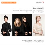 Ernsthaft?! : Witz Und Wahn In Liedern Von Zemlinsky, Schönberg Und Daigger cover image