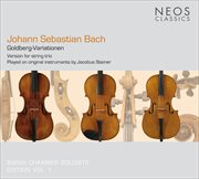 Bach, J.s. : Goldberg-Variationen (version For String Trio By Dmitry Sitkovetsky) cover image