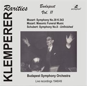 Klemperer Rarities : Budapest, Vol. 11 (recorded 1948-1949) cover image