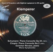 Lp Pure, Vol. 32 : Klemperer Conducts Schumann & Chopin (historical Recordings) cover image