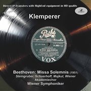 Lp Pure, Vol. 33 : Klemperer Conducts Beethoven – Missa Solemnis (historical Recording) cover image