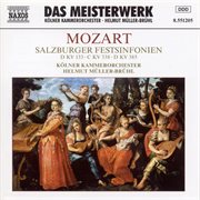 Mozart : Salzburg Festival Symphonies (symphonies Nos. 20, 34 And 35) cover image