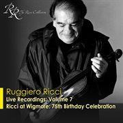 Violin Recital : Ricci, Ruggiero. Bach, J.s. / Beethoven, L. Van cover image