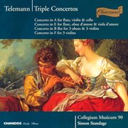 Telemann : Triple Concertos cover image