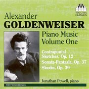 Goldenweiser, A. : Piano Music, Vol. 1 cover image