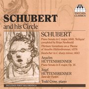 Schubert : Piano Sonata No. 15 / 13 Variations / Deutscher In C-Sharp Minor / Huttenbrenner. Piano cover image