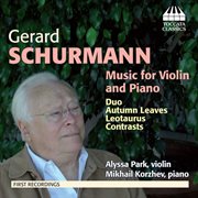 Schurmann : Music For Violin & Piano cover image