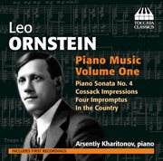 Ornstein : Piano Music, Vol. 1 cover image