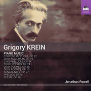 Grigory Krein : Piano Music cover image