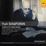 Shaporin : Complete Piano Music cover image