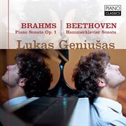 Brahms : Piano Sonata, Op. 1 & Beethoven. Hammerklavier Sonata cover image