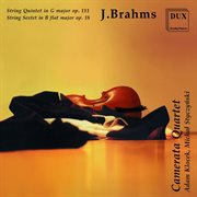 Brahms : String Quintet No. 2. String Sextet No. 1 cover image