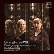 Bach : 3 Sonatas For Violin & Harpsichord cover image