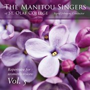 Repertoire For Soprano & Alto Voices, Vol. 5 (live) cover image