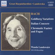 J.s. Bach : Works For Harpsichord cover image
