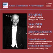 Brahms : Violin Concerto / Wagner. Siegfried Idyll cover image