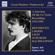 Paderewski, Ignacy Jan : Victor Recordings (selections) (1914-1941) cover image