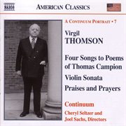 Thomson, V. : Vocal And Chamber Works cover image