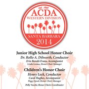 2014 American Choral Directors Association, Western Division (acda) : Junior High School Honor Cho cover image
