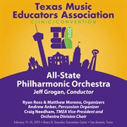 2015 Texas music educators association. All-State Philharmonic Orchestra cover image
