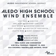 2022 TMEA clinic and convention. Aledo High School Wind Ensemble cover image