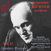 Richter Archives, Vol. 12 : Brahms (live) cover image