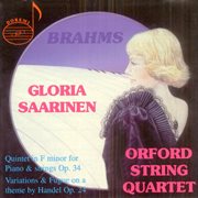 Brahms : Piano Quintet In F Minor & Variations On A Theme By Handel cover image