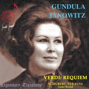 Gundula Janowitz, Vol.1 : Verdi Requiem With Karajan, Lieder (live) cover image