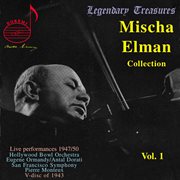 Mischa Elman Collection, Vol. 1 (live) cover image