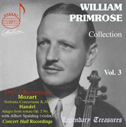 William Primrose Collection, Vol. 3 : Mozart cover image