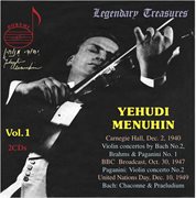 Yehudi Menuhin, Vol. 1 : 1940 Carnegie Hall Concert (live) cover image