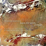 Maroney : Music For Words, Perhaps cover image