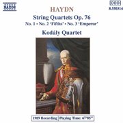 Haydn : String Quartets Op. 76, Nos. 1. 3 cover image