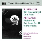 Strauss : Till Eulenspiegel. Don Juan. Pfitzner cover image