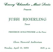Jussi Björling : The Atlanta Recital 1959 cover image