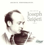 The Art Of Joseph Szigeti, Vol. 1 cover image
