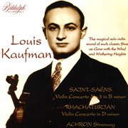 Saint-Saëns, Khachaturian & Achron : Violin Works cover image