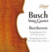 Beethoven : String Quartets Nos. 7 & 8 "Rasumovsky" cover image