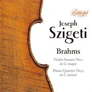 Violin sonata no. 1 in G major : Piano quartet no. 3 in C minor cover image