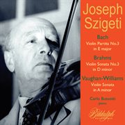 Szigeti Plays Bach, Brahms & Vaughan Williams cover image