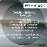 Sinding : Piano Music cover image