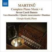 Martinu, B. : Complete Piano Music, Vol. 4 cover image