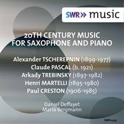 20th century music for saxophone and piano cover image