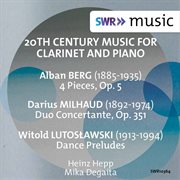 20th Century Music For Clarinet & Piano cover image