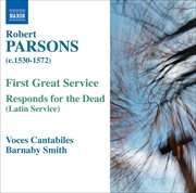 Parsons, R. : First Great Service / Responds For The Dead cover image