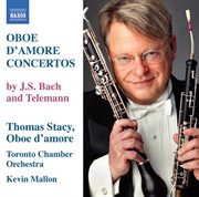 Bach, J.s. : Oboe D'amore Concertos, Bwv 1053, 1055 / Telemann. Oboe D'amore Concertos, Twv 51. g3, cover image