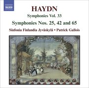 Haydn, J. : Symphonies, Vol. 33 (nos. 25, 42, 65) cover image