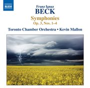 Beck : Symphonies, Op. 3, Nos. 1-4 cover image
